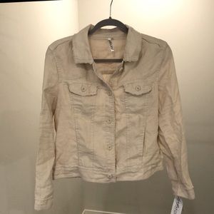 Lulu-B relaxed 100% linen jacket